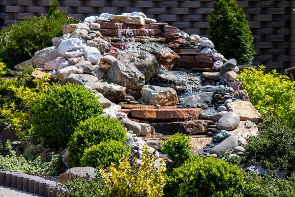 River Rock Landscaping in Lake Mary