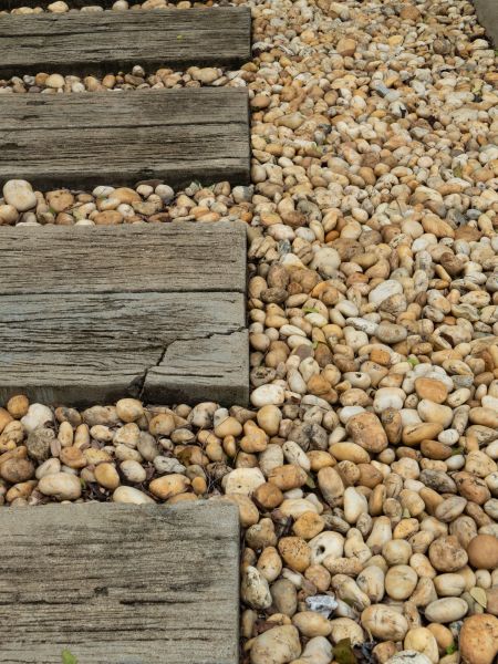 Pea Rock Installation in Lake Mary